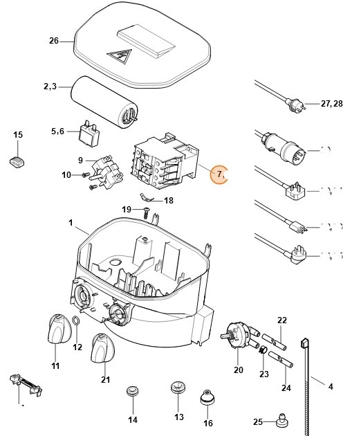 Zabezpieczenie 3SC8-18-10 400 V/50, 60 Hz, Stihl 47534370503