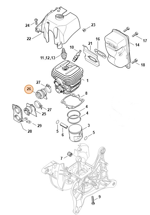 Krzywka, Stihl 42381412202