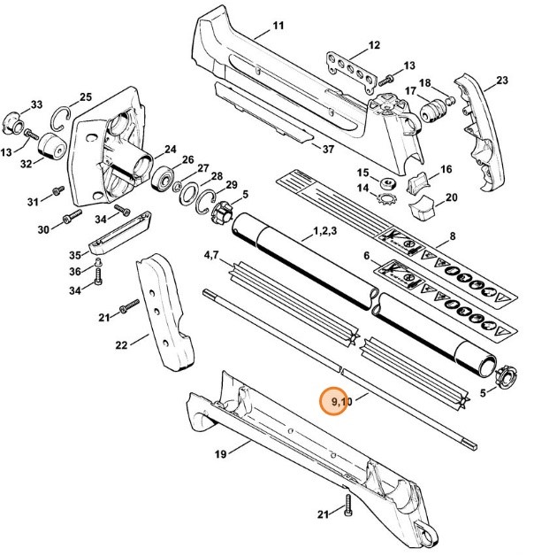 Wałek napędowy, Stihl 41167113212