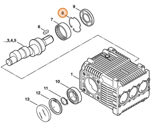 Pierścień zabezpieczający, Stihl 47707051500