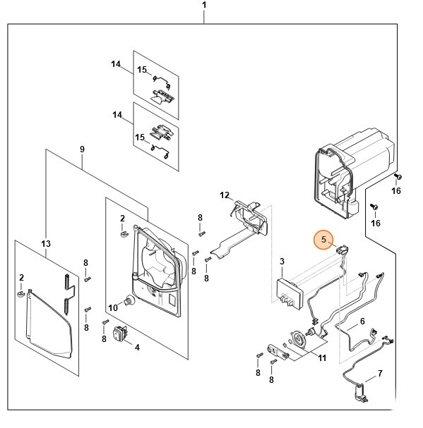 Wiązka kabli, Stihl 48544403000