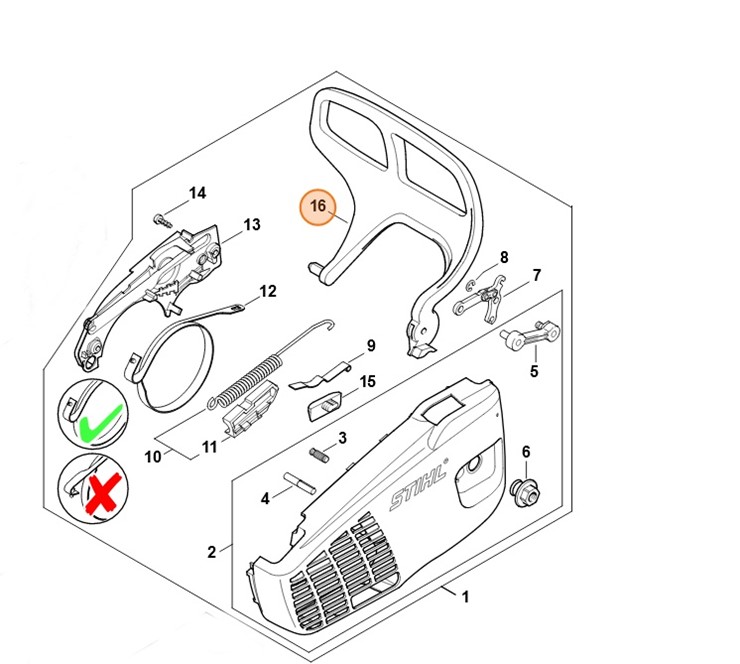 Osłona dłoni, Stihl 11377929100