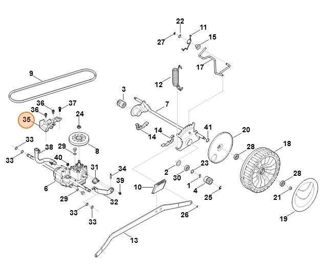 Przytrzymywacz, Stihl 63747646700