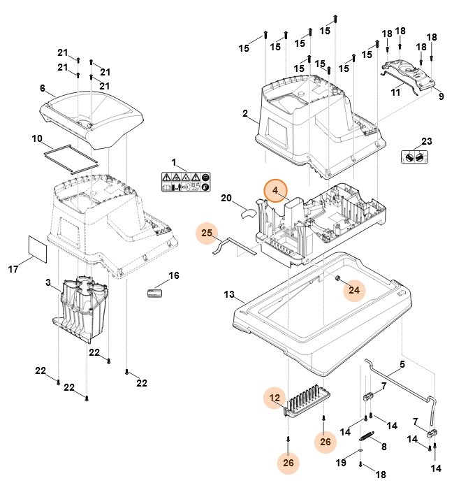 Obudowa, Stihl 60137011001