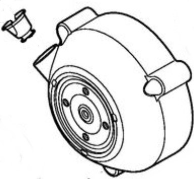 Pokrywa urządzenia rozruchowego, Stihl 42441900402