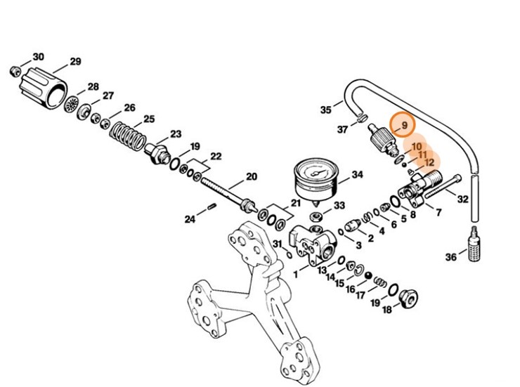Zawór, Stihl 47105100400