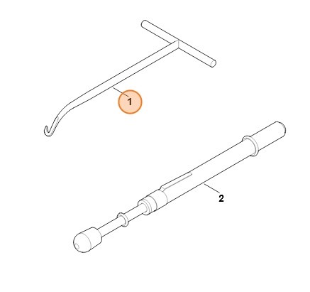 Hak montażowy, Stihl 00008902800
