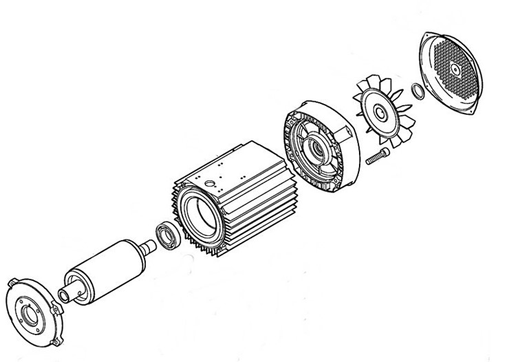 Silnik elektryczny 400 V/50 Hz, Stihl 47486000201