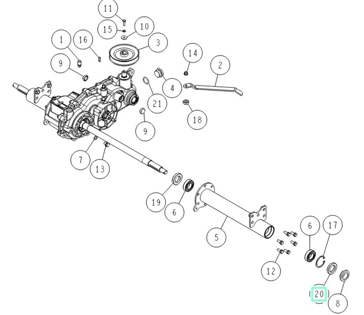 Uszczelniacz UE30.47.7, Orec 89-5121-304707  