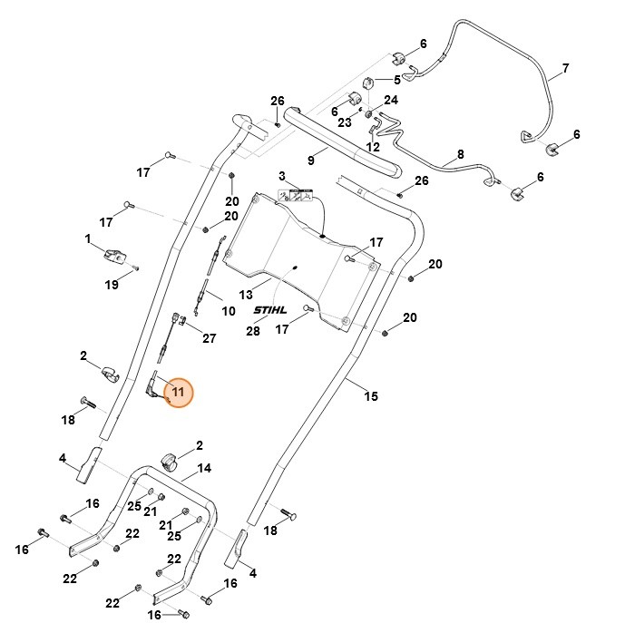 Cięgno, Stihl 63837007533