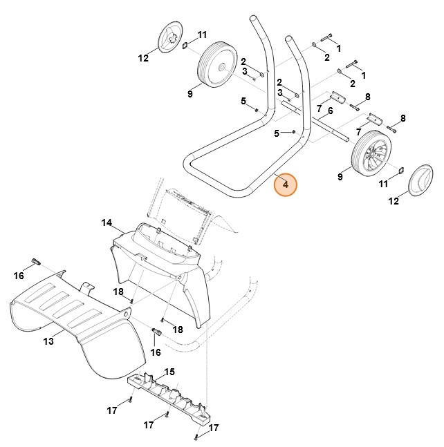 Stelaż rurowy, Stihl 60087032301