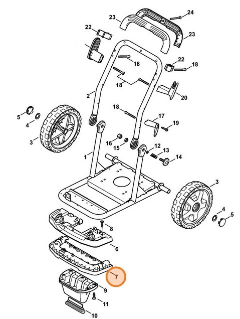 Płytka ustalająca, Stihl 47807042800
