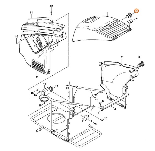 Rygiel, Stihl 47527060101