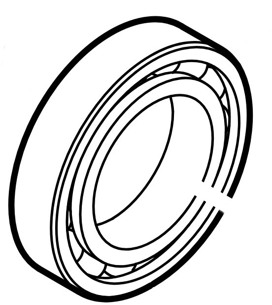 Łożysko igiełkowe, Stihl 62516431101