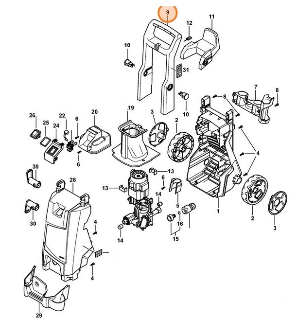 Rama rękojeści, Stihl 49517914900