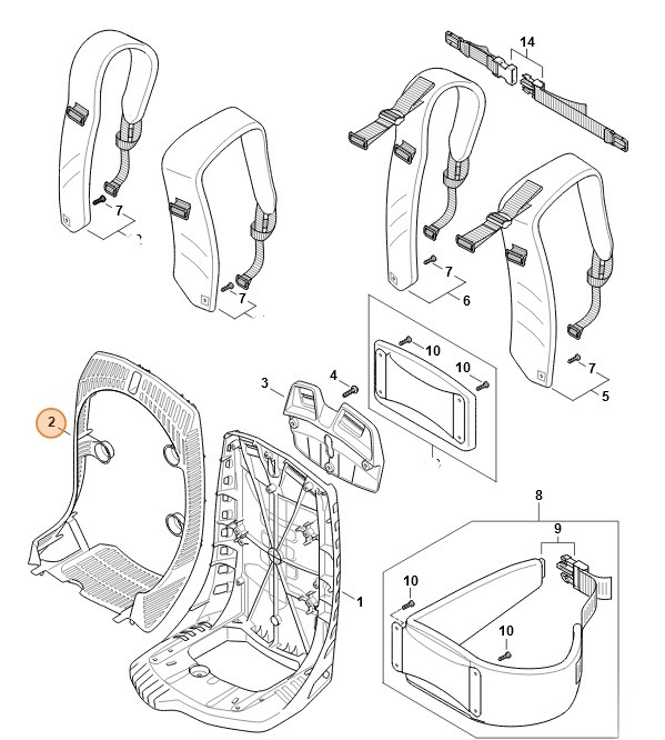 Kratka ochronna, Stihl 42837068000