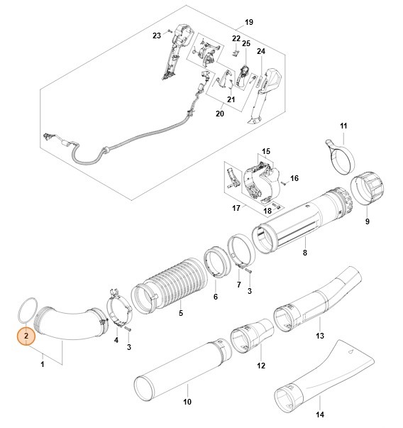 Okrągły pierścień uszczelniający 104,37x3,53, Stihl 96459458821