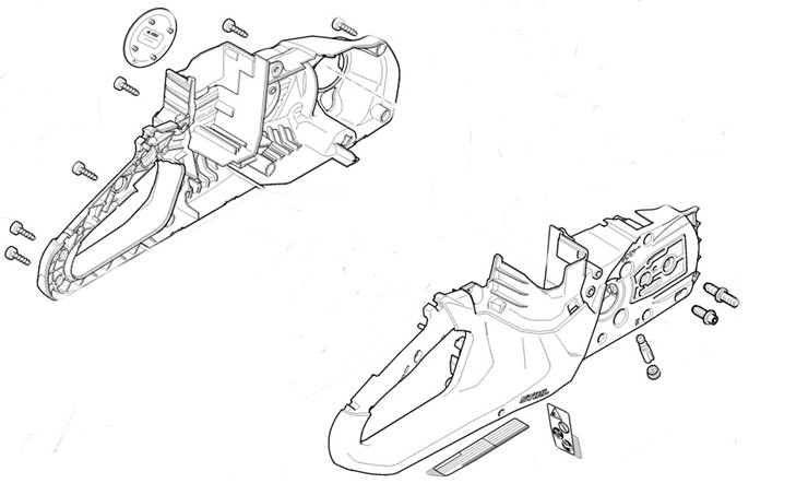Korpus rękojeści, Stihl MA047901004