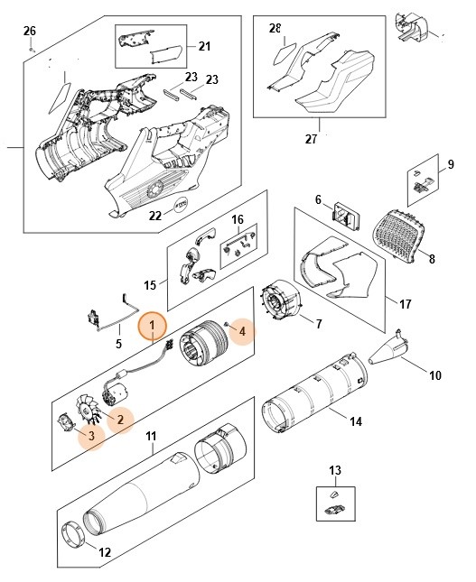 Silnik elektryczny, Stihl BA046000201