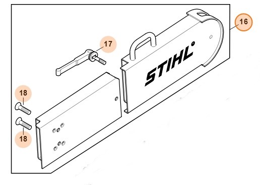Ogranicznik głębokości rzazu, Stihl 30036506503