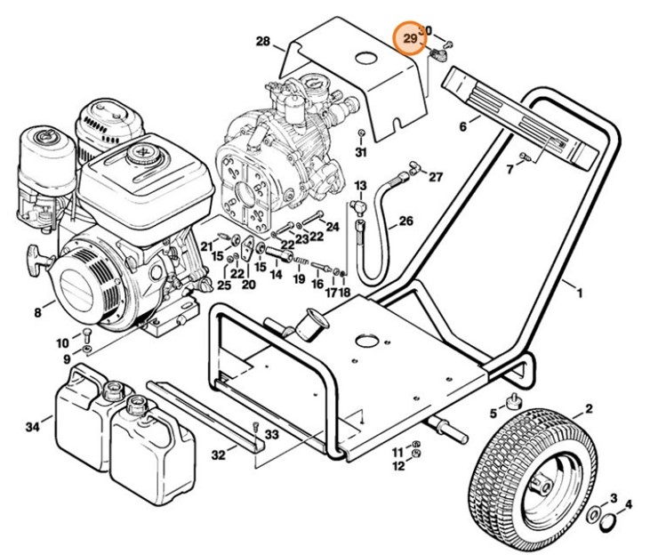 Mocowanie, Stihl 47107061400