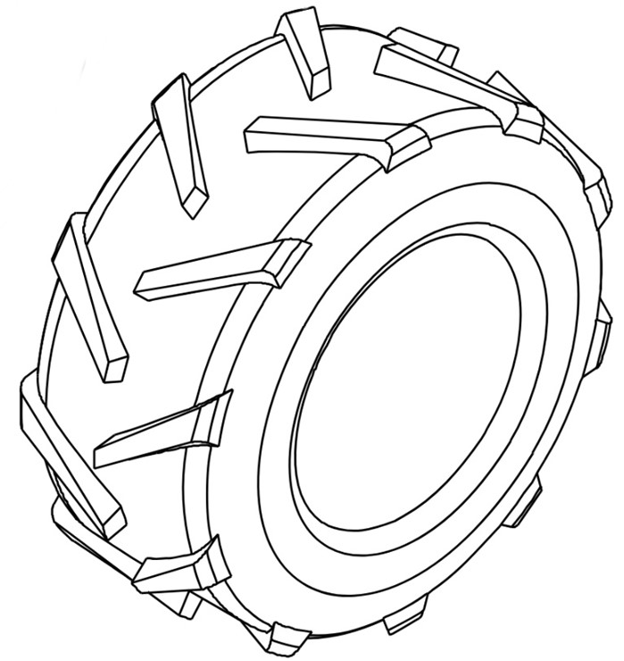 Opona 17x8-8, Orec 0244-78610 