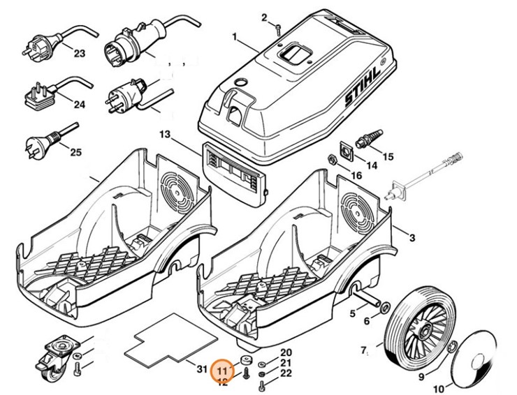 Amortyzator, Stihl 47227915900