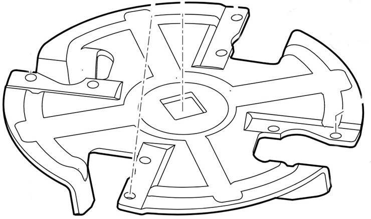 Tarcza noża, Stihl 60127021100