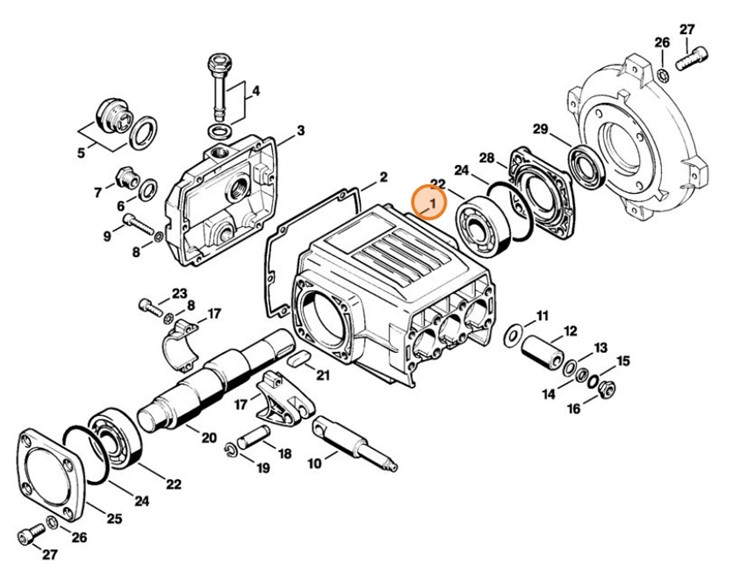 Korpus pompy, Stihl 47167004000