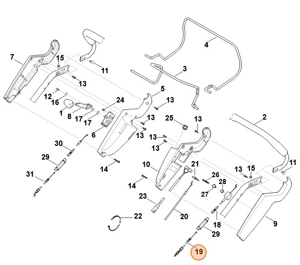 Cięgno, Stihl 63407007525