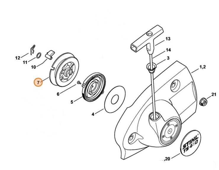 Rolka linki, Stihl 42381901001