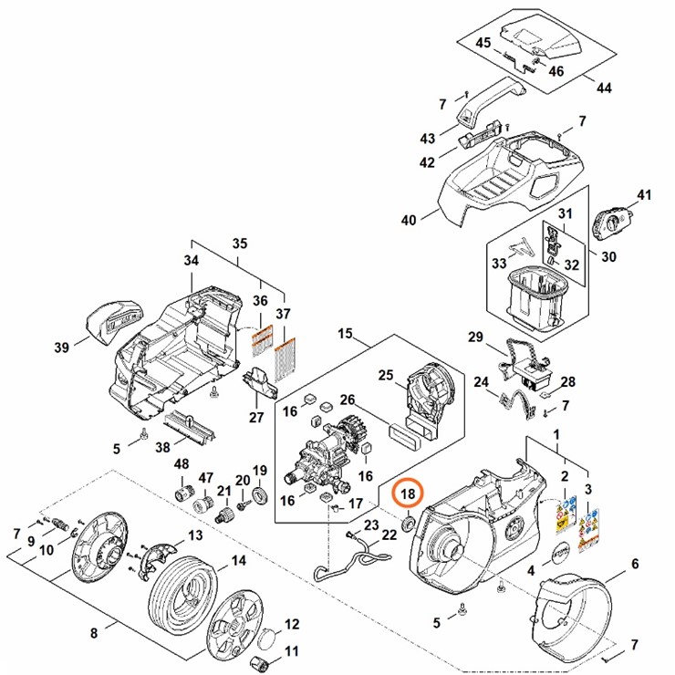 Amortyzator, Stihl RA016024301