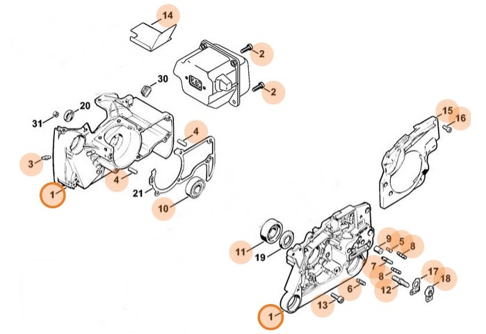 Skrzynia korbowa, Stihl 11220202101