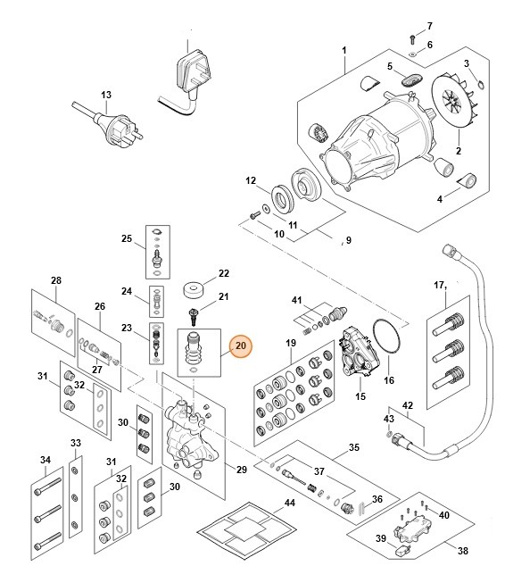 Element łączący, Stihl RE017907102