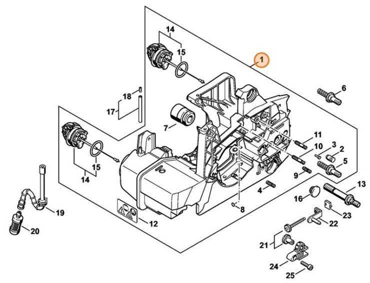 Obudowa silnika, Stihl 11270203006