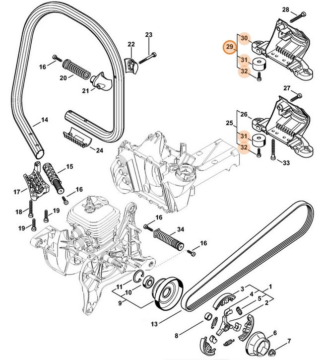 Wspornik, Stihl 42387907600