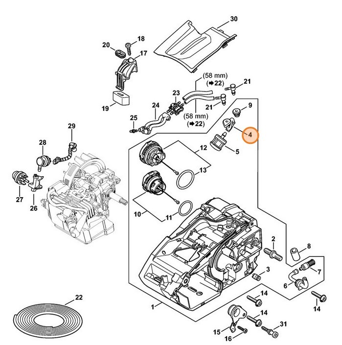 Wąż, Stihl 11463587700