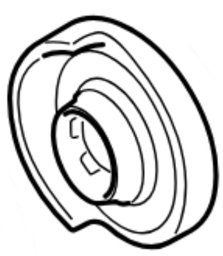 Tarcza zataczająca 8,5°, Stihl RE017608702