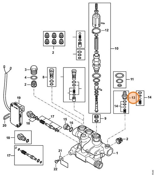 Przyłącze węża, Stihl 47577083901