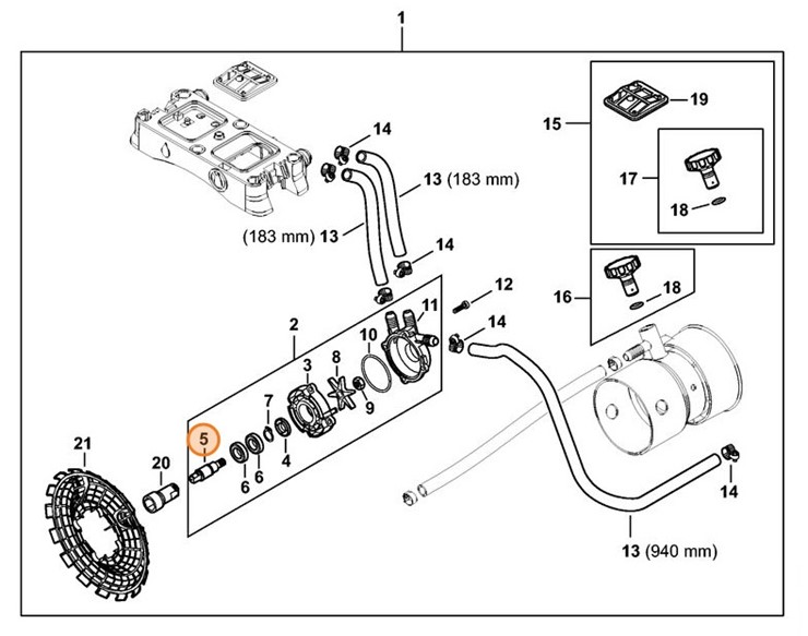 Wał, Stihl 42447040504