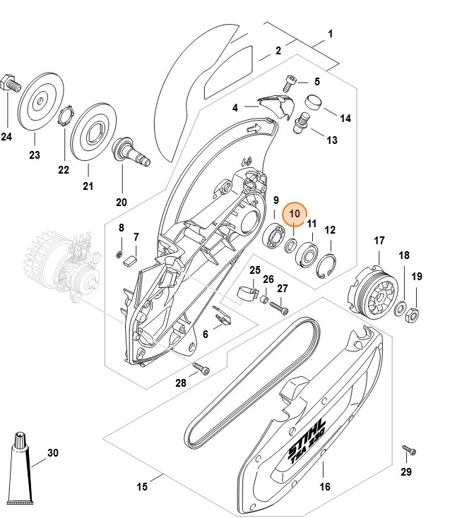 Pierścień, Stihl 48649611200