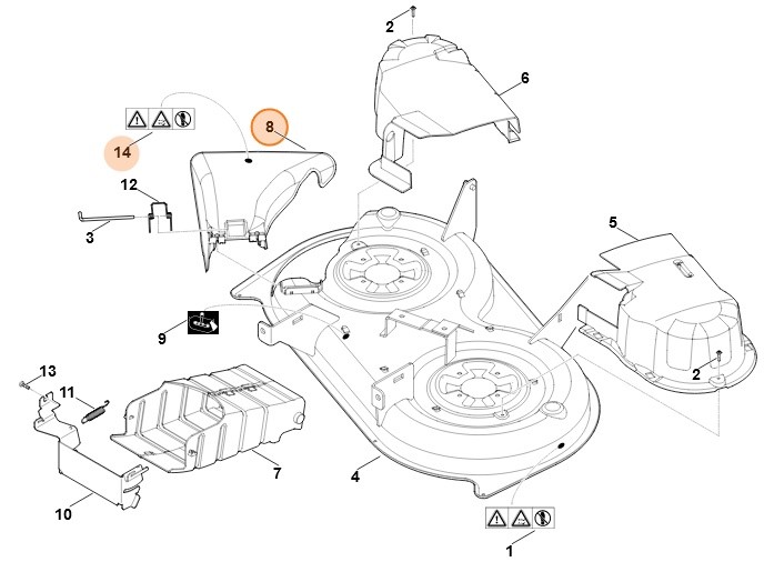 Pokrywa, Stihl 61657002701