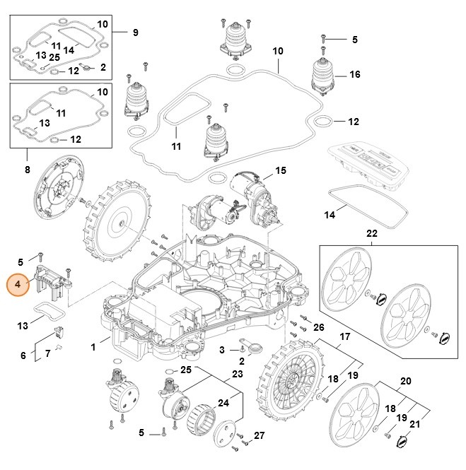 Mocowanie, Stihl IA014306800