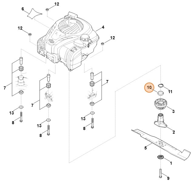 Pierścień odległościowy, Stihl 63587021700