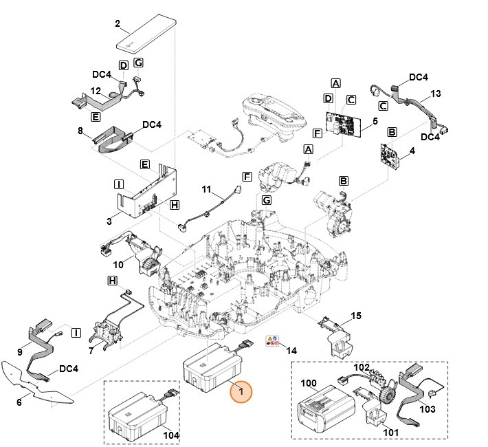 Akumulator AAI 160.2, Stihl 63094006529