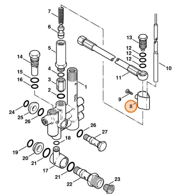 Mocowanie, Stihl 47365130501