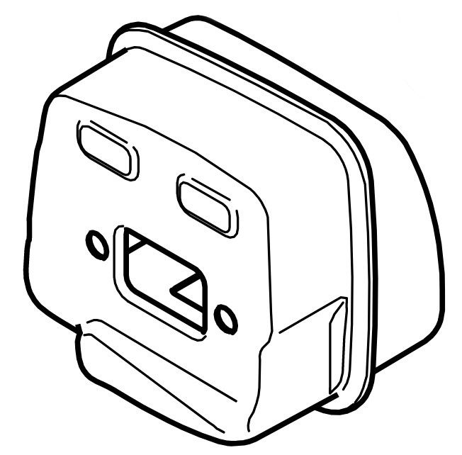 Tłumik wydechu spalin, Stihl 11481400609