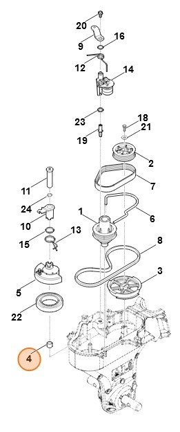 Tulejka, Stihl 62417112400