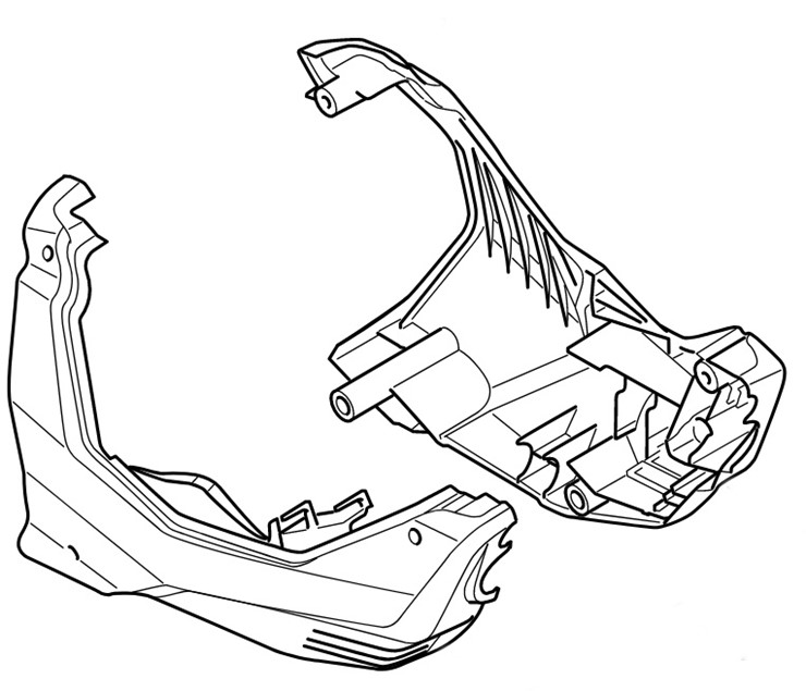Obudowa silnika, Stihl 48676000800