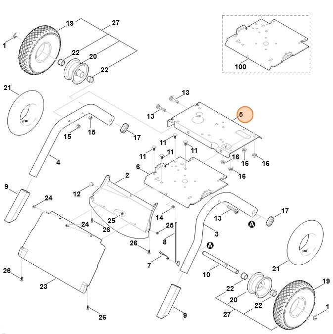 Wspornik, Stihl 60127036201